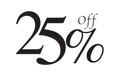 25% black
