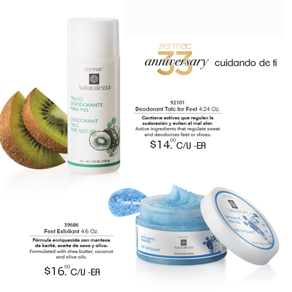desodorante pies y exfoliante CP