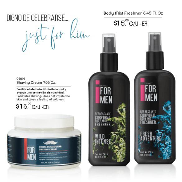 for men shave & mist CP