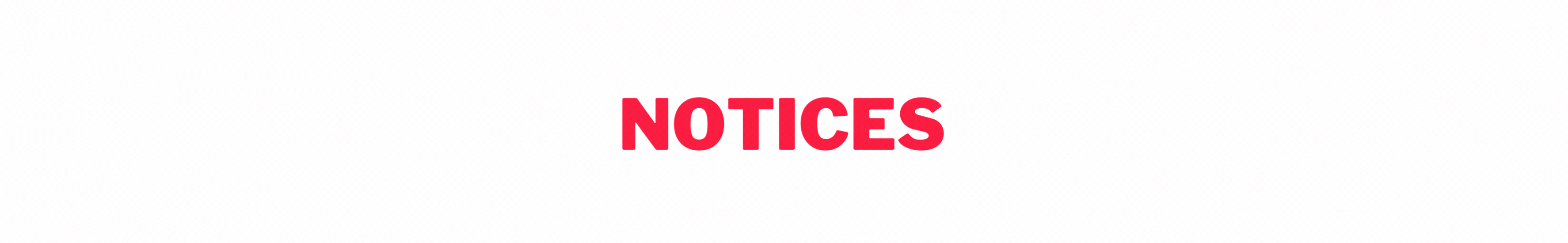 Notices