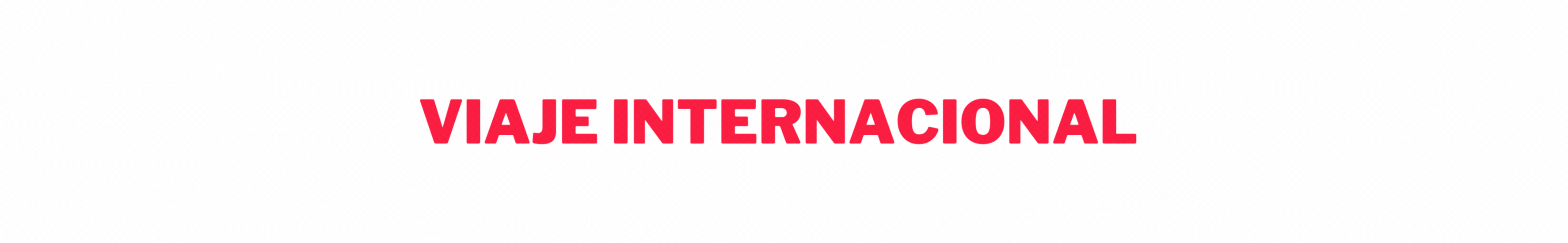Viaje Internacional