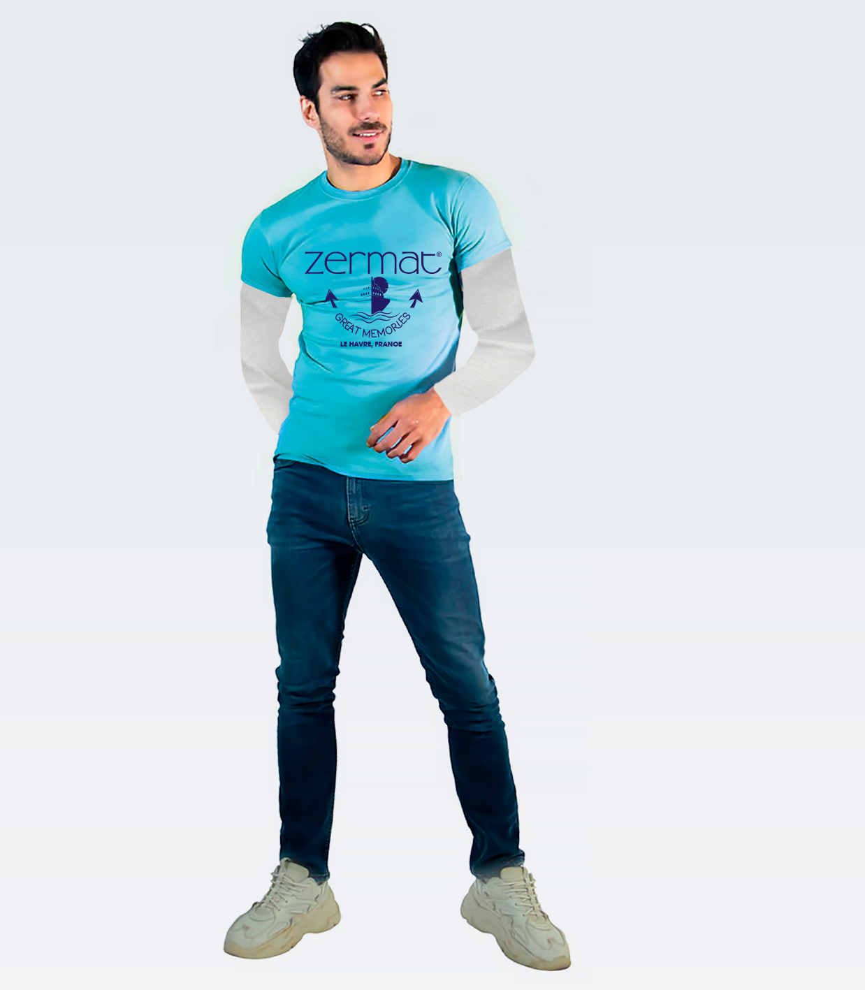 modelo azul